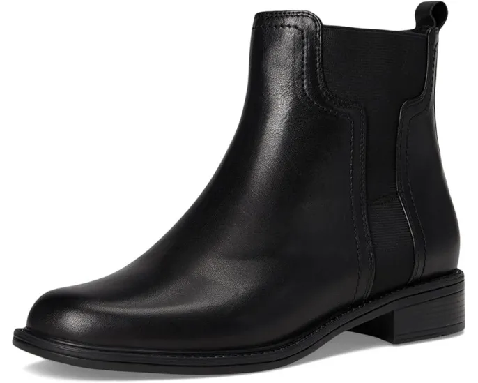 Ботинки Clone из зернистой кожи с боковой молнией и съемной стелькой David Tate