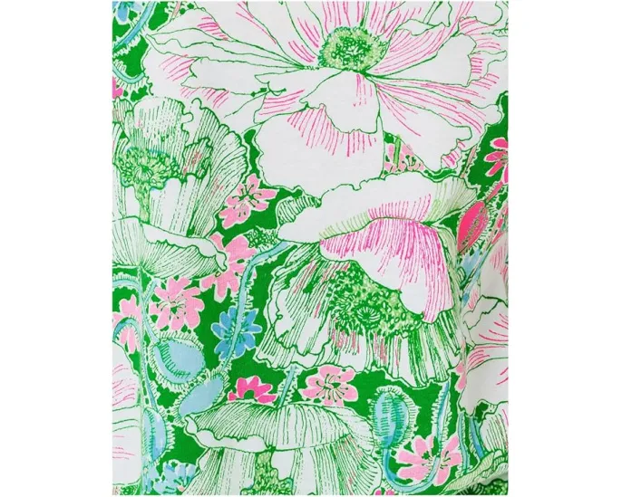 Платье-футболка Mini Cody с кружевной отделкой Lilly Pulitzer Kids