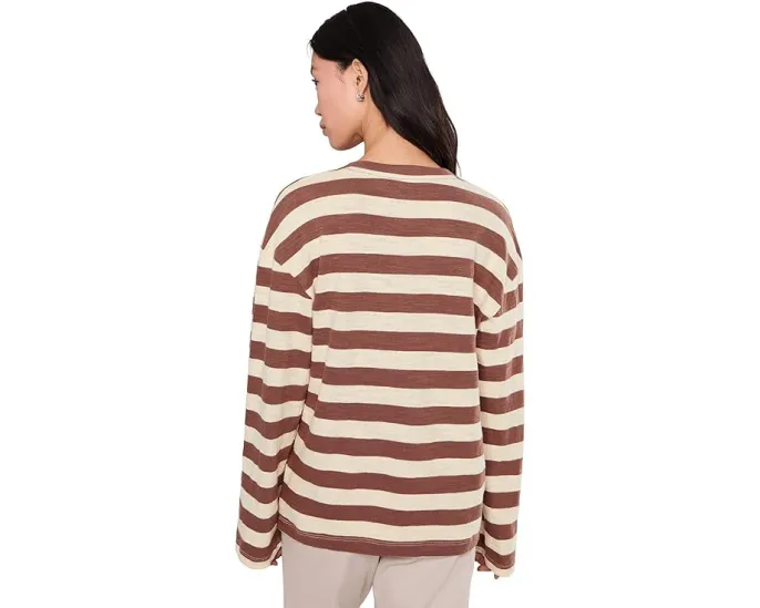 Длинная футболка Faherty Sunwashed Slub Long Sleeve Retro с эффектом поношенности