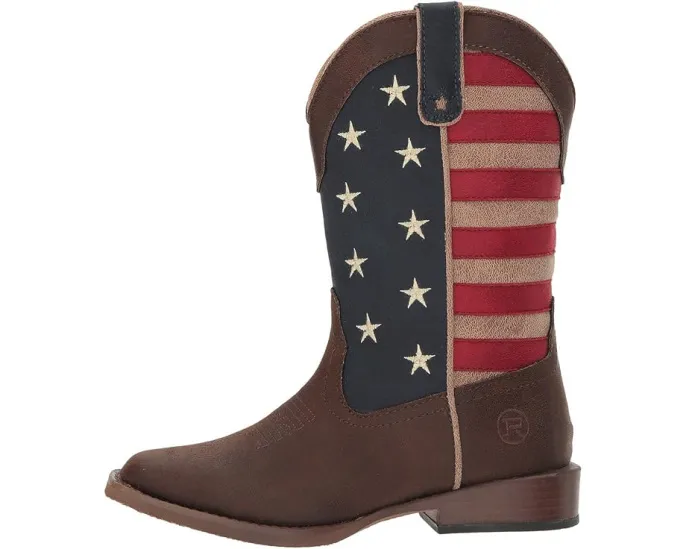 Детские ковбойские сапоги Roper Kids American Patriot с флагом США