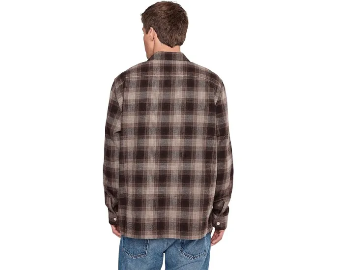 Рубашка AllSaints Iniko с длинным рукавом в клетку и вышивкой