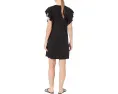 Flutter Sleeve V-Neck Dress