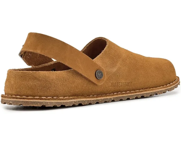 Клоги Birkenstock Lutry 365 из замши с формованной стелькой и съемным задним ремешком