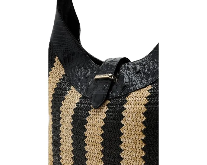 Сумка на плечо Gwynne от Brahmin из легкой кожи с магнитным замком