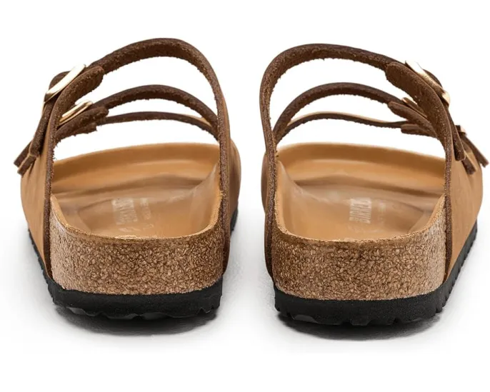 Сандалии Birkenstock Florida из нубука с пробковой стелькой