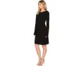 Платье Norma Kamali Long Sleeve Crew Dress To Knee свободного кроя