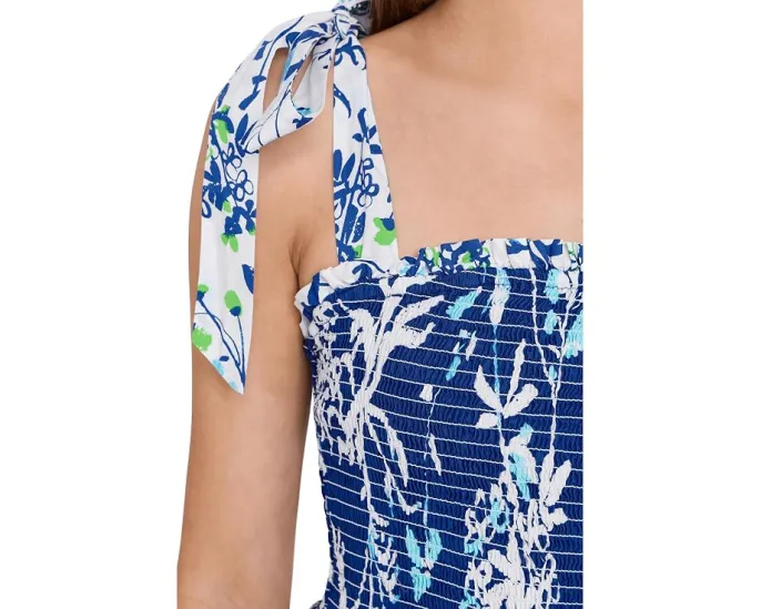 Макси-платье Athyn Smocked от Lilly Pulitzer с цветочным принтом