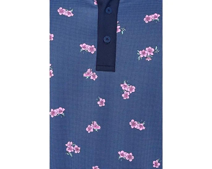Мужская поло Callaway Azalea в клетку с технологией Opti-Dri