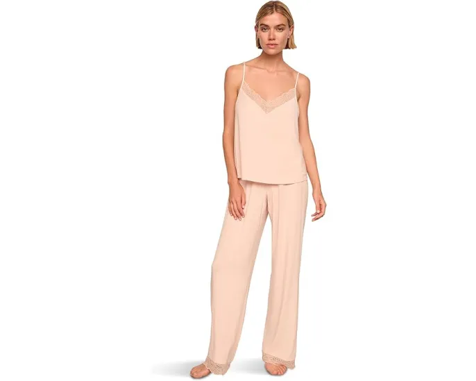 Пижамный комплект Eberjey Kari из TENCEL™ Modal с кружевом и регулируемыми бретелями