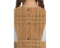 Платье Burberry Kids Halima Corduroy Check из вельвета с клеткой