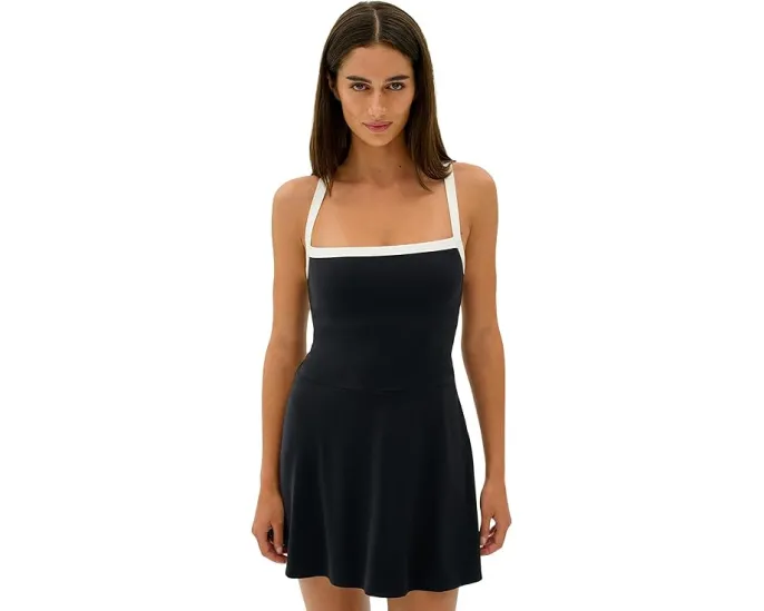 Splits59 платье Monah Rigor с квадратным вырезом и встроенными шортами