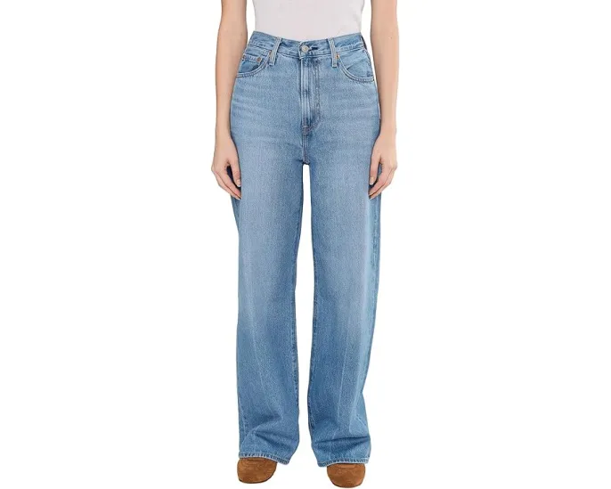 Джинсы Levi's Premium Ribcage Wide Leg с высокой посадкой и широкими штанинами