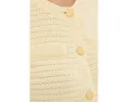 Jayme Button Through Textured Vest