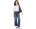 Splendid джинсы Lounge Denim Straight Pants прямого кроя с эластичным поясом