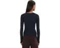 Облегающая блуза Neria с длинным рукавом от Free People и V-образным вырезом