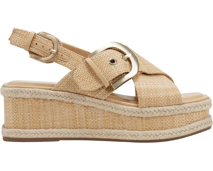 Босоножки Renda с квадратным носком и ремешком на щиколотке от Marc Fisher LTD