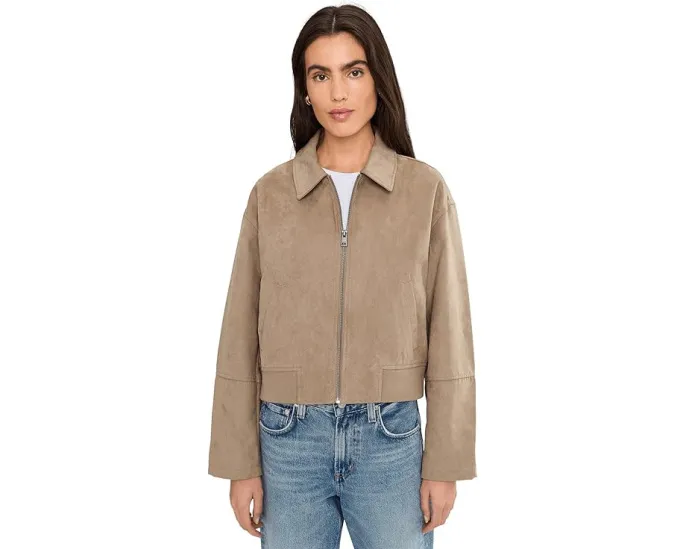 Куртка-бомбер Levi's из искусственной замши с отложным воротником