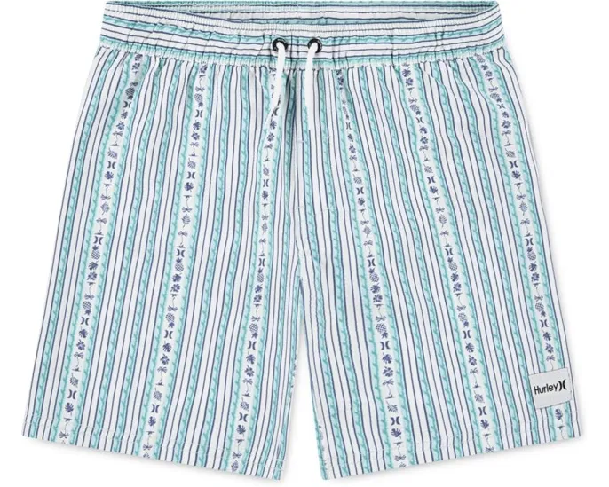Детские плавательные шорты Hurley Kids Mini Vacay Stripe Pull On Swim Trunk