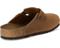 Классические клоги Boston из промасленной кожи с анатомической стелькой Birkenstock