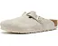 Классические клоги Birkenstock Boston из мягкой замши с анатомической стелькой