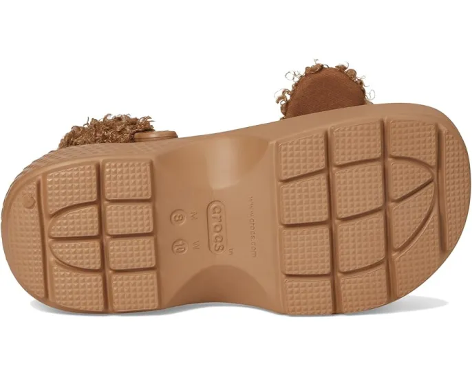 Сабо Crocs Stomp Lined Clogs с искусственным мехом и массивной подошвой