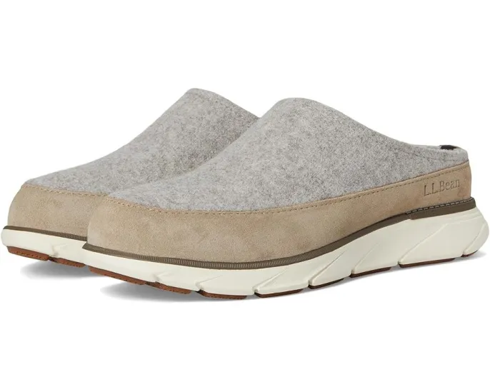 L.L.Bean Домашние сабо Downeast Clog Wool из войлока с подошвой VertoGrip