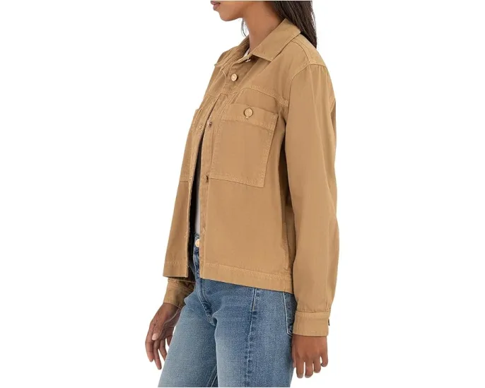 Жакет KUT from the Kloth Barb с воротником-стойкой и накладными карманами