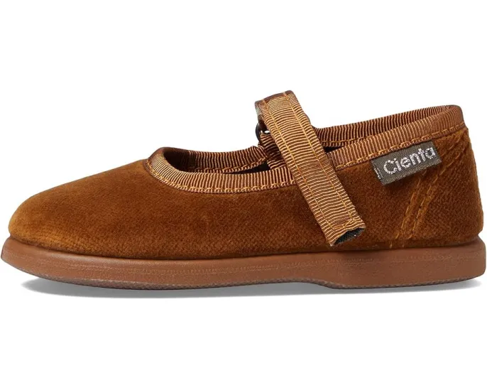 Детские туфли Cienta Kids Shoes 400075 из бархата на липучке