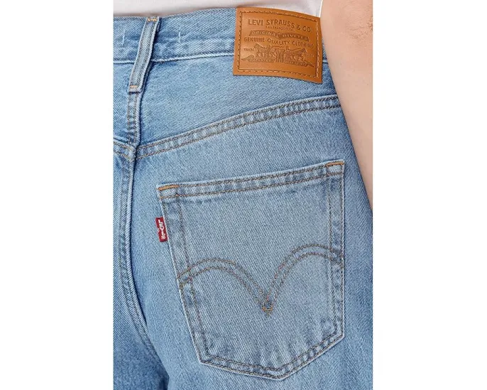 Джинсы Levi's Premium Ribcage Wide Leg с высокой посадкой и широкими штанинами