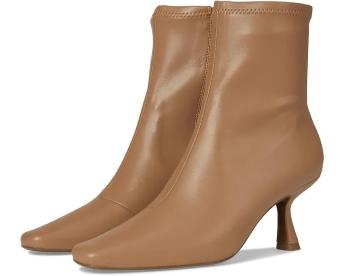 Ботильоны Vaneli Gabris из кожи с квадратным носком и молнией сбоку