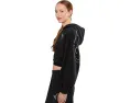 Кроп худи PUMA Essentials Graphics Bedazzled Cropped Hoodie с пайетками и объемными рукавами