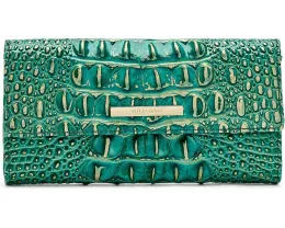 Кошелек Brahmin Cordelia из кожи с тиснением под крокодила