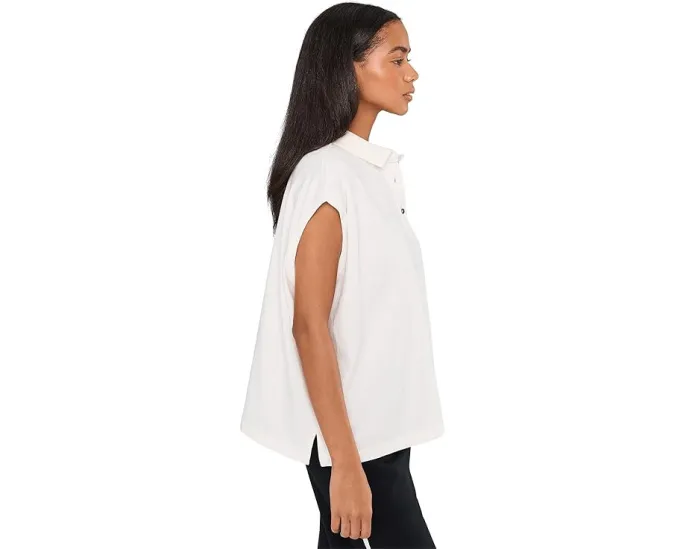 Оверсайз поло Free People Keep On с вентиляцией по бокам