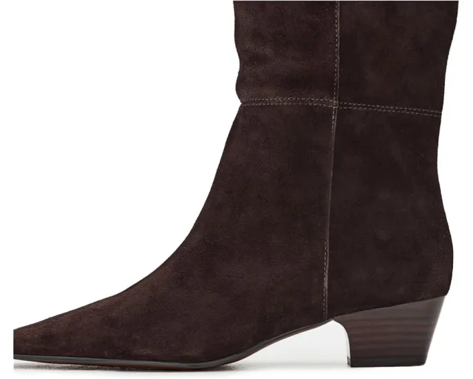Высокие сапоги Madewell Lexie из замши с квадратным носком