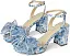 Сандалии Duke от Blue by Betsey Johnson с цветочным декором и устойчивым квадратным каблуком