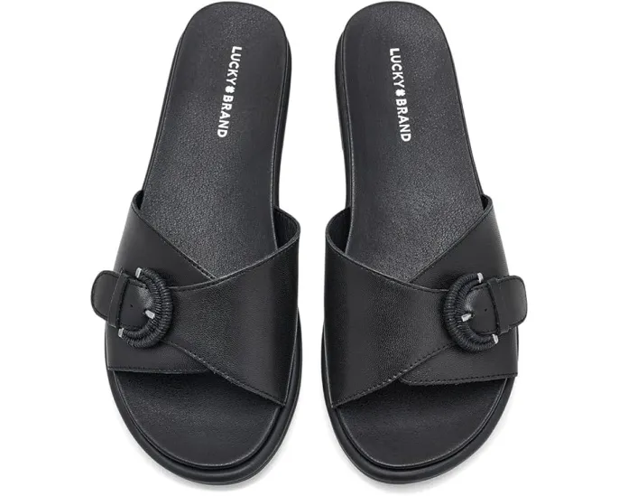 Lucky Brand босоножки Suszie Buckle Flat Sandals на плоской подошве