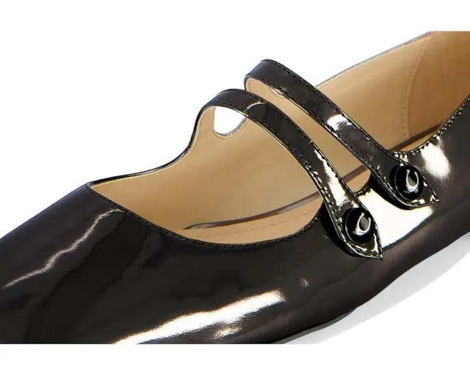 Туфли Mary Jane Winley Metallic Leather от COACH с квадратным носком