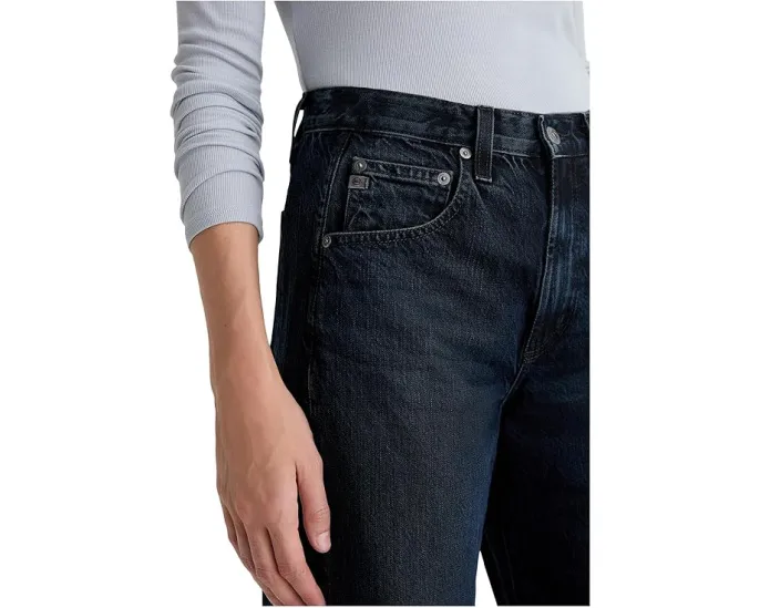 Джинсы AG Jeans Hattie High Rise Barrel с арочной формой штанины
