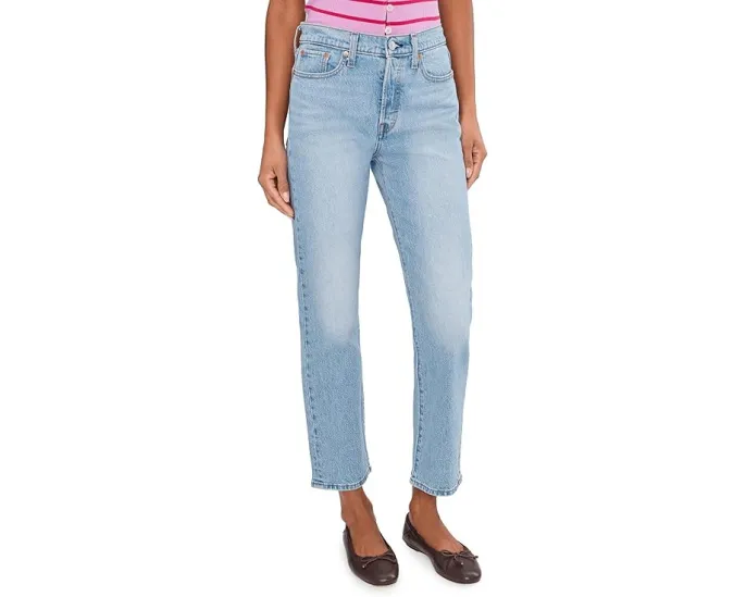 Джинсы Levi's Premium Wedgie Straight свободного кроя с прямыми штанинами