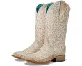 Сапоги Corral C4062 с блестками LD и вышивкой на квадратном каблуке