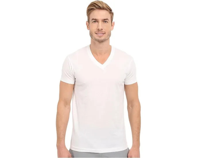 Футболка 2(X)IST с V-образным вырезом из пима-хлопка