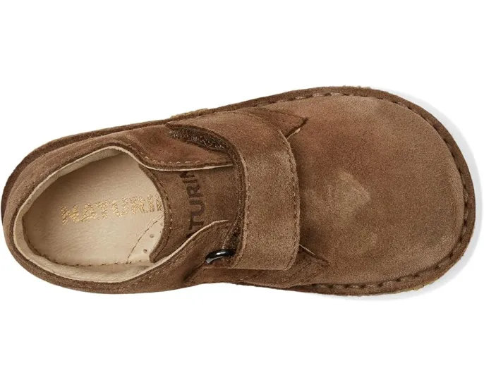 Ботики Naturino Choco из замши для детей с застежкой на липучке