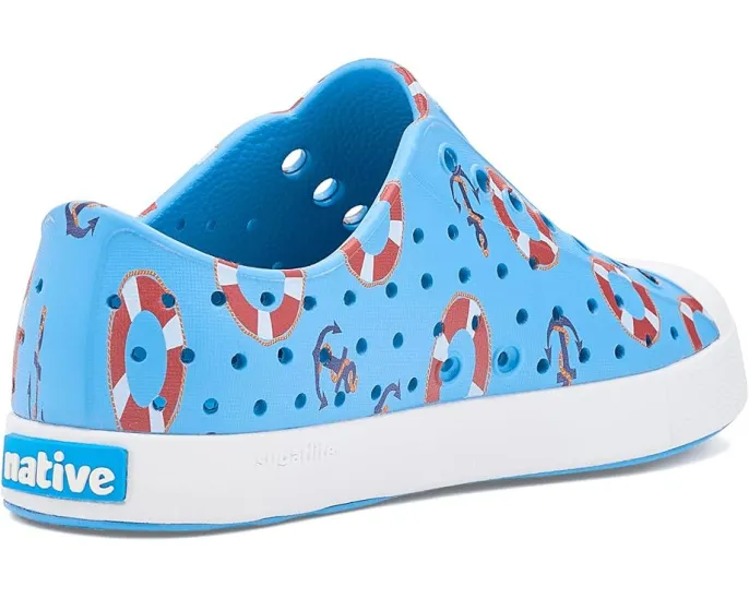 Native Shoes Kids Jefferson Print с перфорацией и легкой подошвой EVA