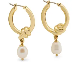 Серьги пусеты Kate Spade New York Ropes & Knots с жемчугом