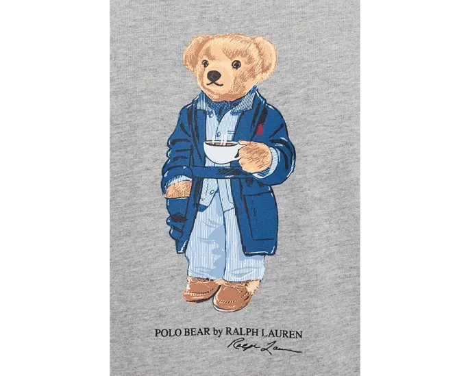 Пижамный комплект с медведями Short Sleeve Crew Polo Ralph Lauren