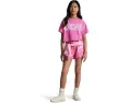 Floral-Print Logo Cotton Boxy Tee (Big Kid)
