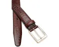 Ремень Brooks Brothers с тиснением под крокодила