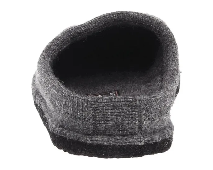 Тапочки Haflinger Lizzy из вареной шерсти с аппликацией кошки