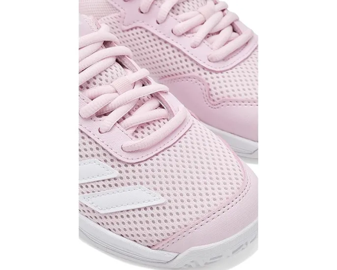Adidas Courtflash Tennis детские кроссовки розовые с белым