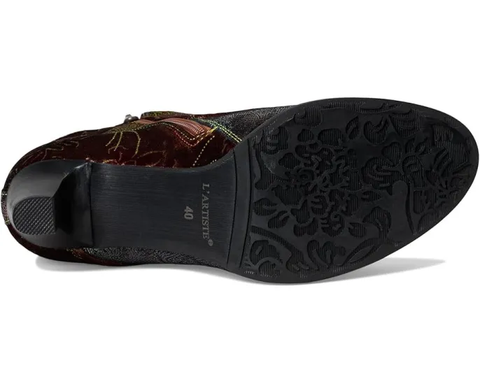 L'Artiste by Spring Step Ботильоны Stellar с вышивкой и каблуком 9 см